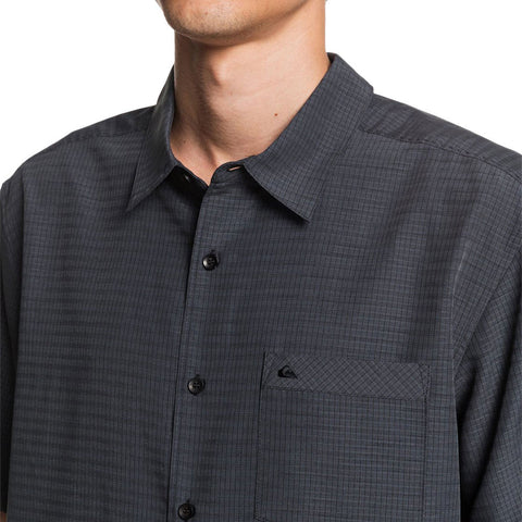 Quiksilver Waterman Centinela S/S Shirt - Black Centinella
