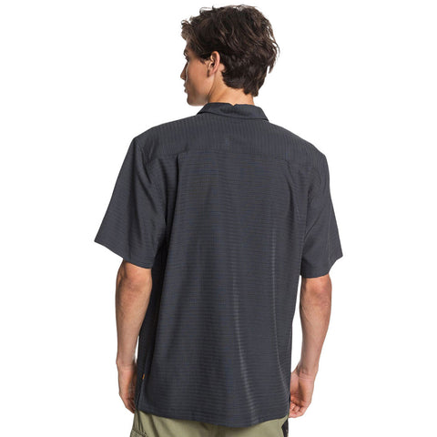 Quiksilver Waterman Centinela S/S Shirt - Black Centinella