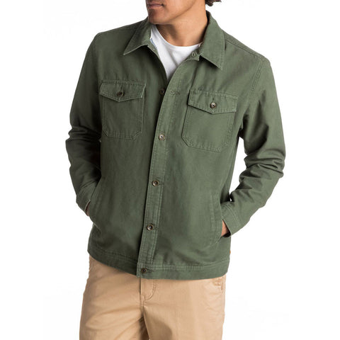 Quiksilver Waterman Tradie Button-Up Coat - Beetle