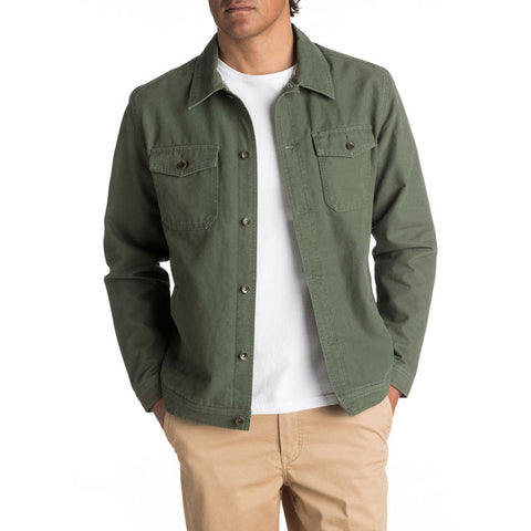 Quiksilver Waterman Tradie Button-Up Coat - Beetle