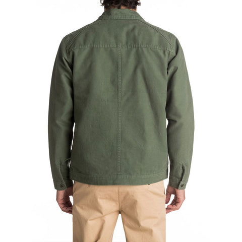 Quiksilver Waterman Tradie Button-Up Coat - Beetle