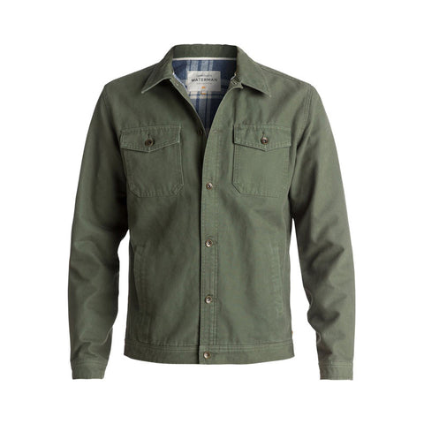 Quiksilver Waterman Tradie Button-Up Coat - Beetle