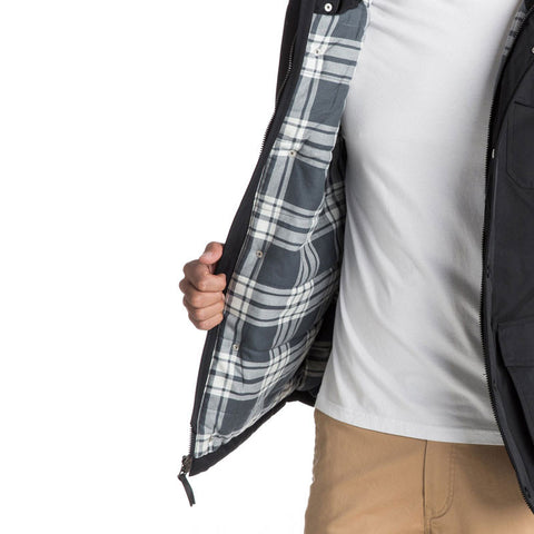 Quiksilver Waterman Weather Waterproof Hooded Jacket - Black