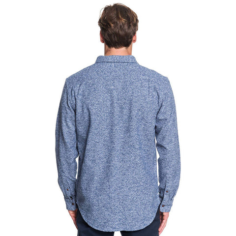 Quiksilver Wollemi Long Sleeve Shirt - Moonlit Ocean Heather