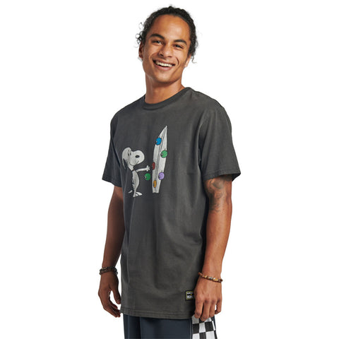 Quiksilver X Peanuts Hang Em High T-Shirt - Black