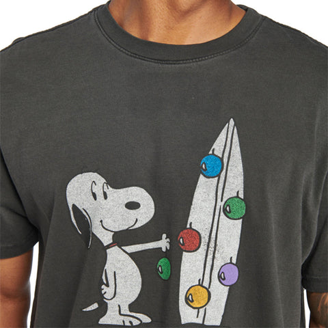 Quiksilver X Peanuts Hang Em High T-Shirt - Black