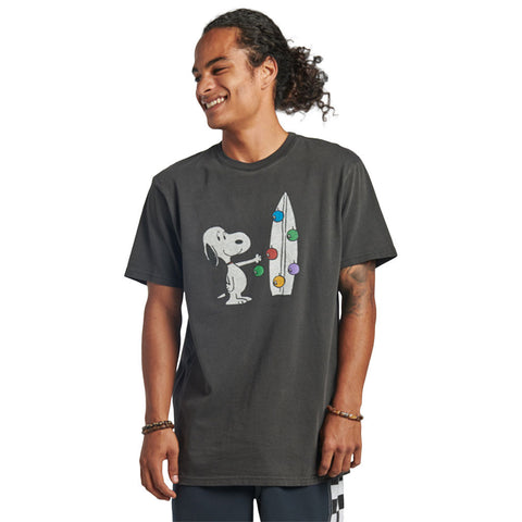Quiksilver X Peanuts Hang Em High T-Shirt - Black
