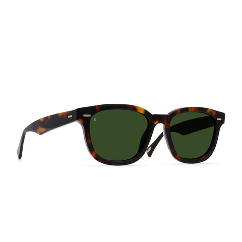 Raen Myles Sunglasses - Kola Tortoise / Bottle Green