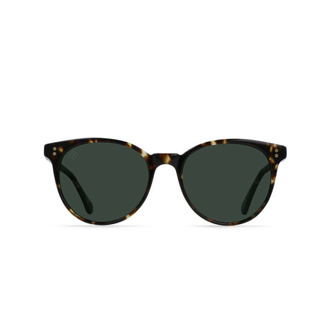 Raen Norie Sunglasses - Brindle Tortoise / Green