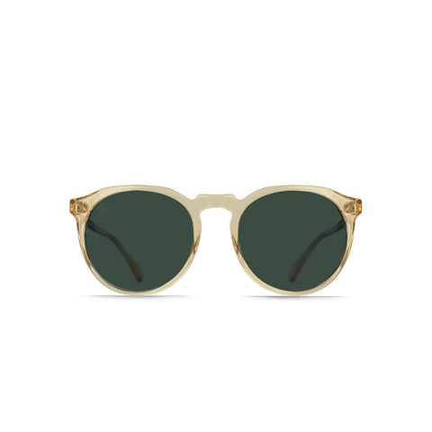 Raen Remmy Sunglasses - Champagne Crystal / Green