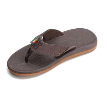 Rainbow Kid Capes Sandal - Dark Brown