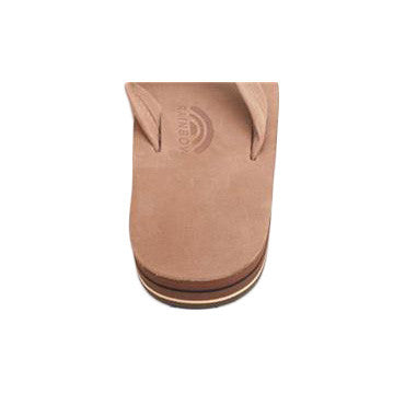 Rainbow Premier Leather Double Layer Sandal - Sierra Brown