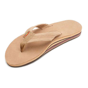 Rainbow Premier Leather Double Layer Sandal - Sierra Brown