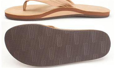 Rainbow Premier Leather Single Layer Sandal - Sierra Brown