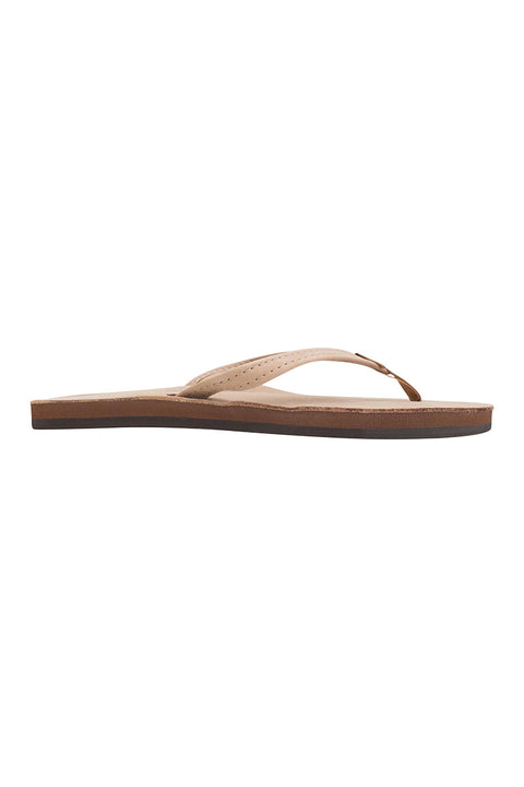 Rainbow Women's Premier Leather Single Layer Narrow Strap Sandal - Sierra Brown-second side 