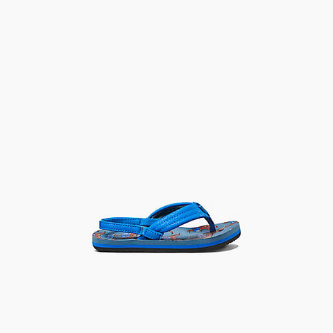 Reef Ahi Sandals - Blue T-Rex