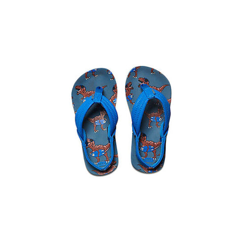 Reef Ahi Sandals - Blue T-Rex