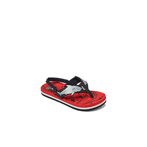 Reef Ahi Shark Sandal - Red Shark