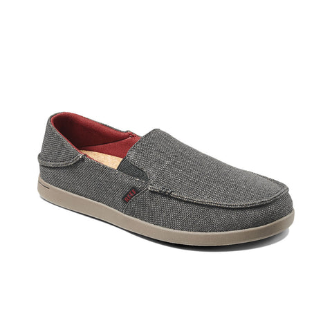 Reef Cushion Bounce Matey - Black / Red / Grey