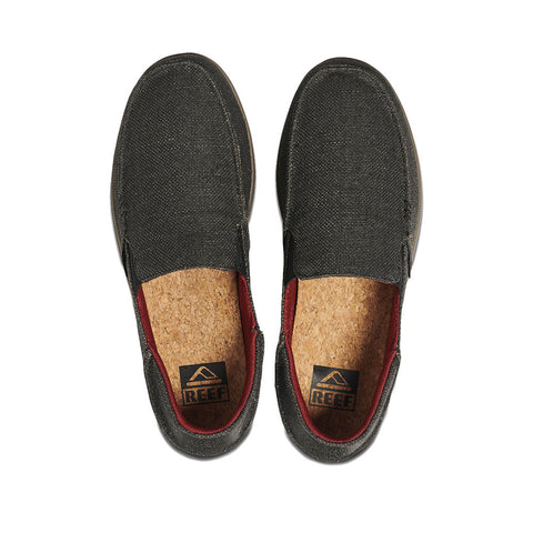 Reef Cushion Bounce Matey - Black / Red / Grey