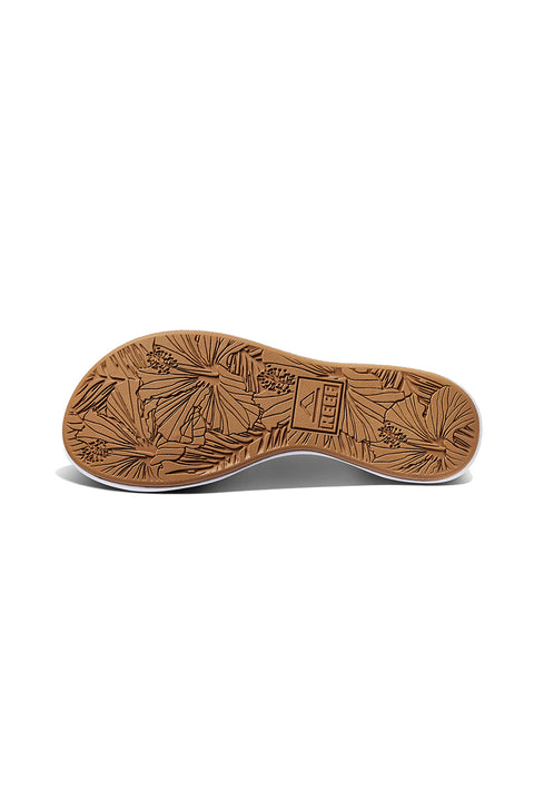 Reef Cushion Cloud Sandals - White / Tan - Bottom