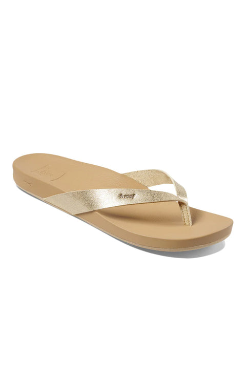 Reef Women's Cushion Court Sandal - Tan / Champagne