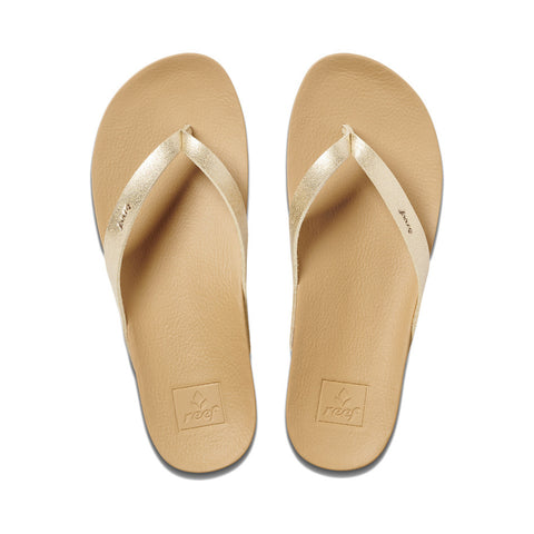 Reef Women's Cushion Court Sandal - Tan / Champagne