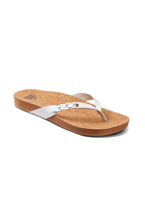 Reef Women's Cushion Court Twist Sandal - White