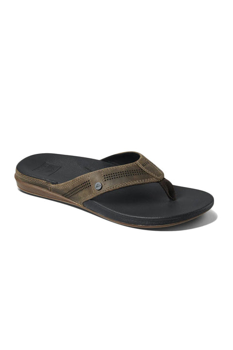 Reef Cushion Lux Sandal - Tan / Black