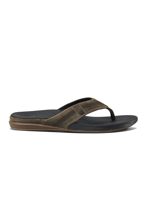 Reef Cushion Lux Sandal - Tan / Black