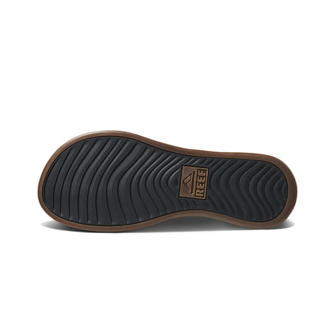 Reef Cushion Lux Sandal - Tan / Black