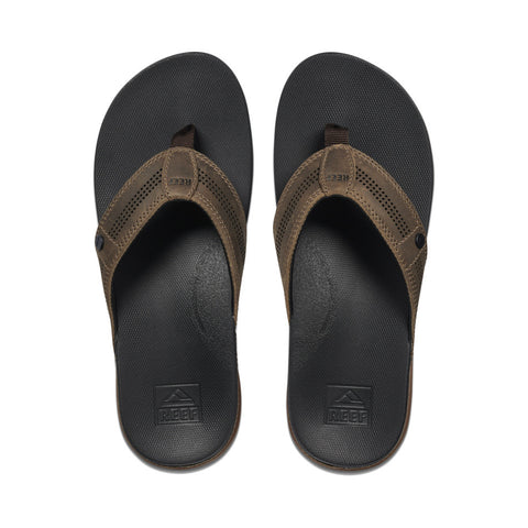 Reef Cushion Lux Sandal - Tan / Black