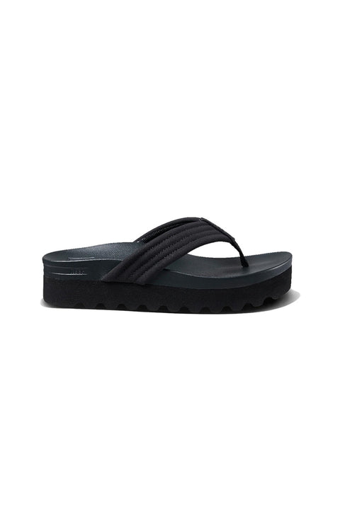 Reef Cushion Shea Hi Sandal - Black / Black - Side