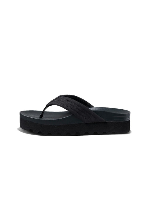 Reef Cushion Shea Hi Sandal - Black / Black - Outside Side