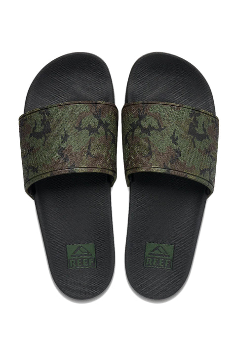 Reef Cushion Slide Sandal - Camo - Top