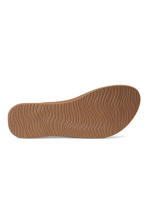 Reef Cushion Slim Sandal - White / Tan - Bottom