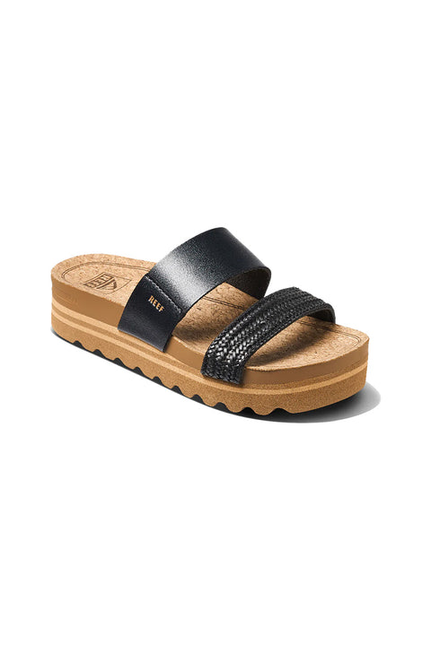 Reef Cushion Vista Hi Sandal - Black Braid