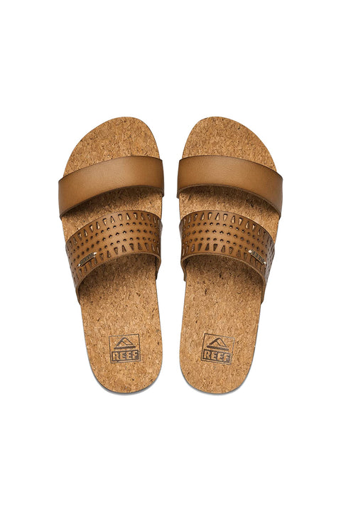 Reef Cushion Vista Perf Sandal - Coffee - Top