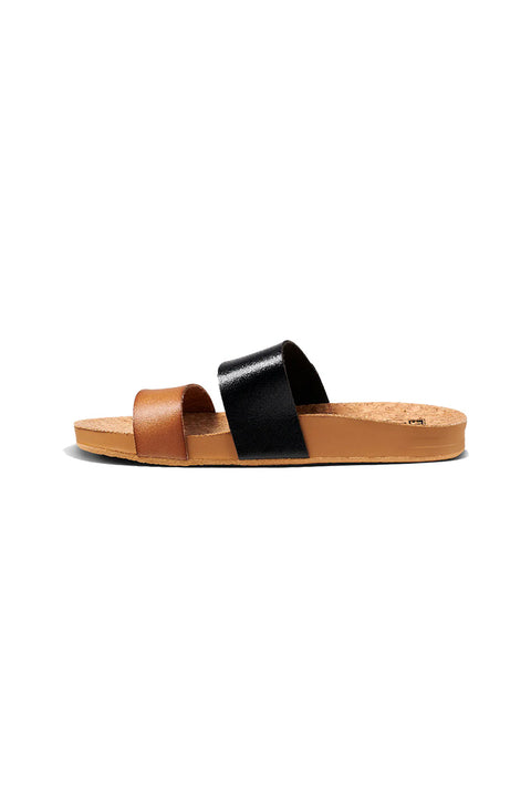 Reef Cushion Vista Sandal - Black Duo - Inside Side