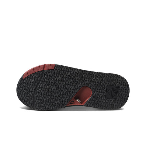 Reef Fanning Low Sandal - Black / Rust