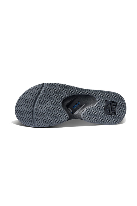 Reef Fanning Sandals - Black / Pool Palm - Bottom