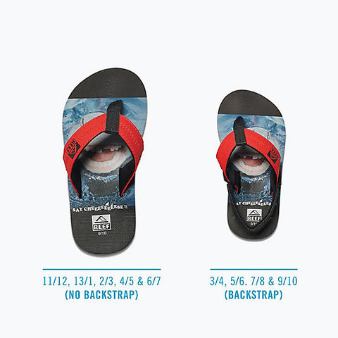Reef Grom Photos Sandals - Shark Smile