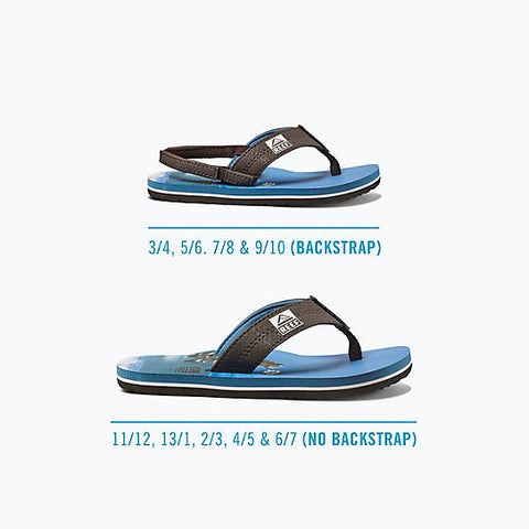 Reef Grom Photos Sandal - Surfing Bear