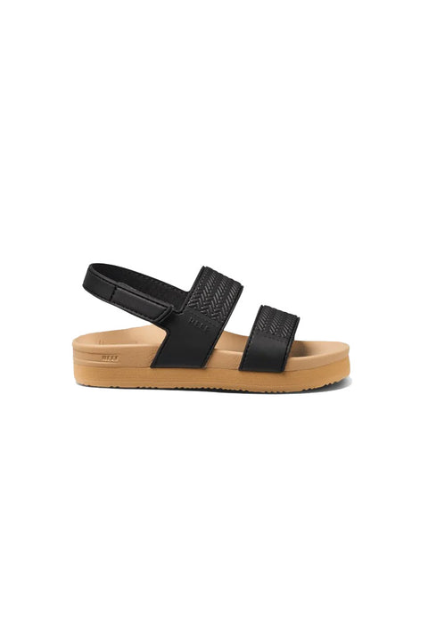 Reef Kids Water Vista Sandal - Black / Tan - Side