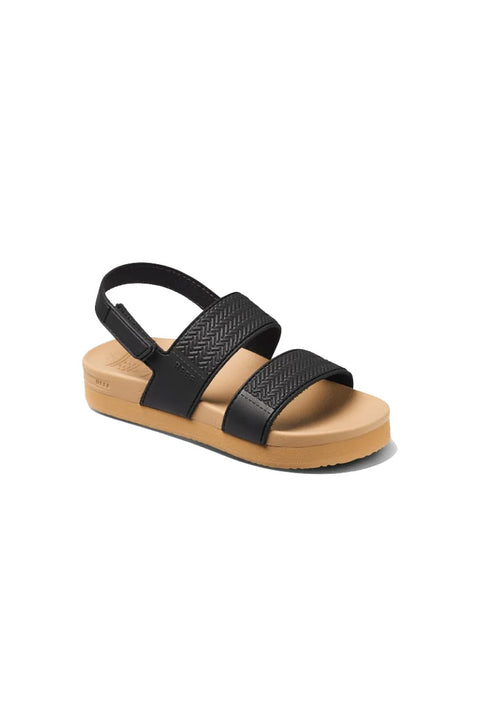Reef Kids Water Vista Sandal - Black / Tan