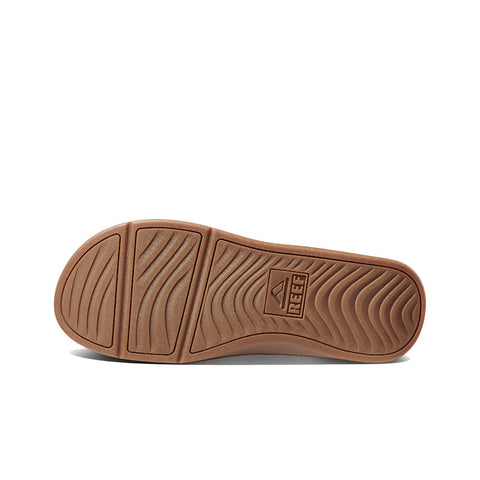 Reef Leather Ortho-Bounce Coast Sandal - Black / Brown