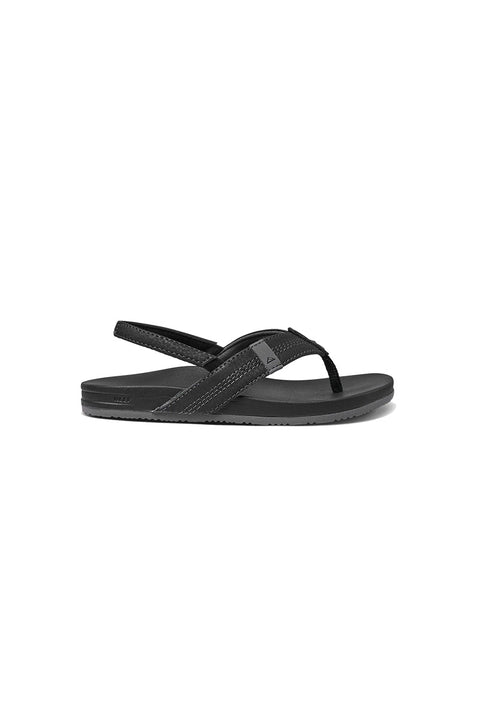 Reef Lil Cushion Phantom Sandal - Black - Side