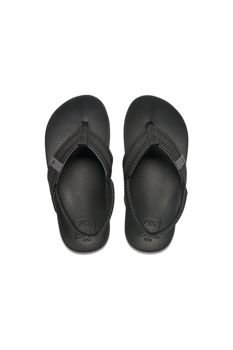 Reef Lil Cushion Phantom Sandal - Black - Top