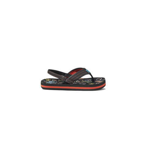 Reef Little Ahi Glow Sandal - Neon Beach