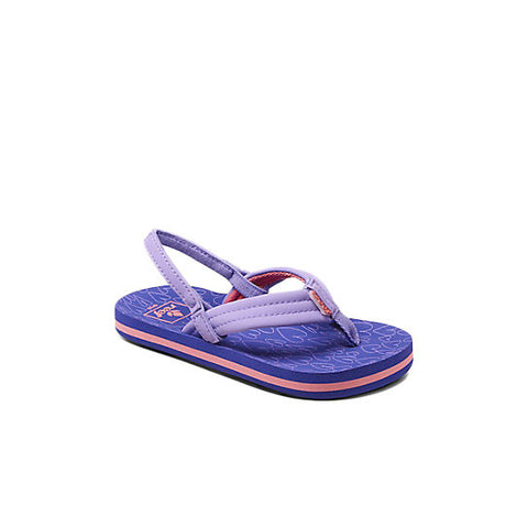 Reef Little Ahi Sandal - Purple Hearts